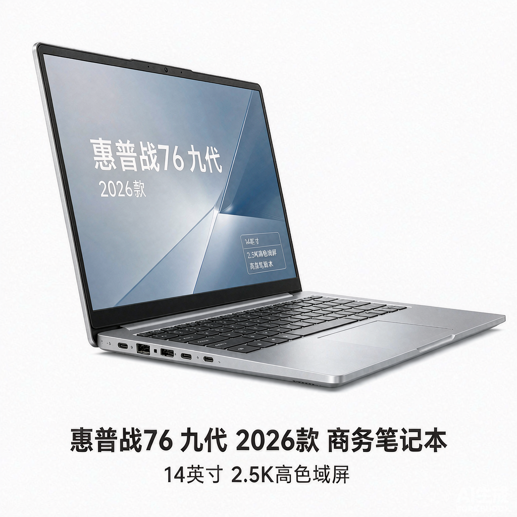 惠普（HP）战66 九代 2026酷睿14英寸 酷睿Ultra 5 228V 16G 1TB 2.5K高色域屏 AI低功耗 高性能轻薄商务本